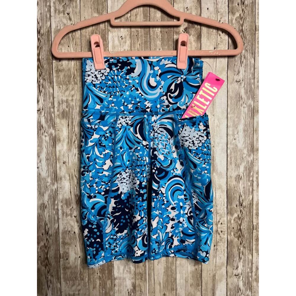 Lilly Pulitzer New with Tags South Beach High Rise XXS “mermazing”‎ biker shorts